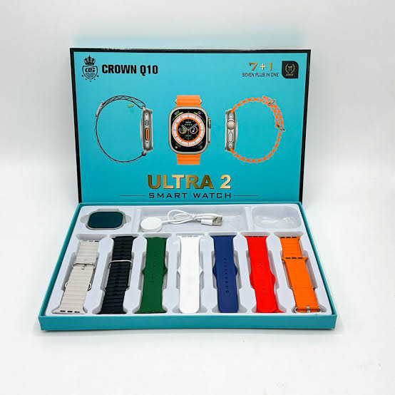 Q 10 SMART ULTRA WATCH 7 IN 1 UNIQUE COLOUR